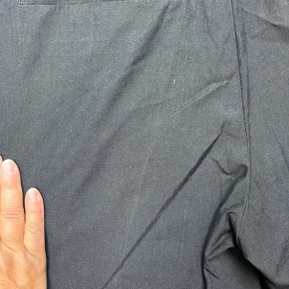 Banana Republic Dress Pants Mens 36x30 Black Flat Front Straight Leg Classic